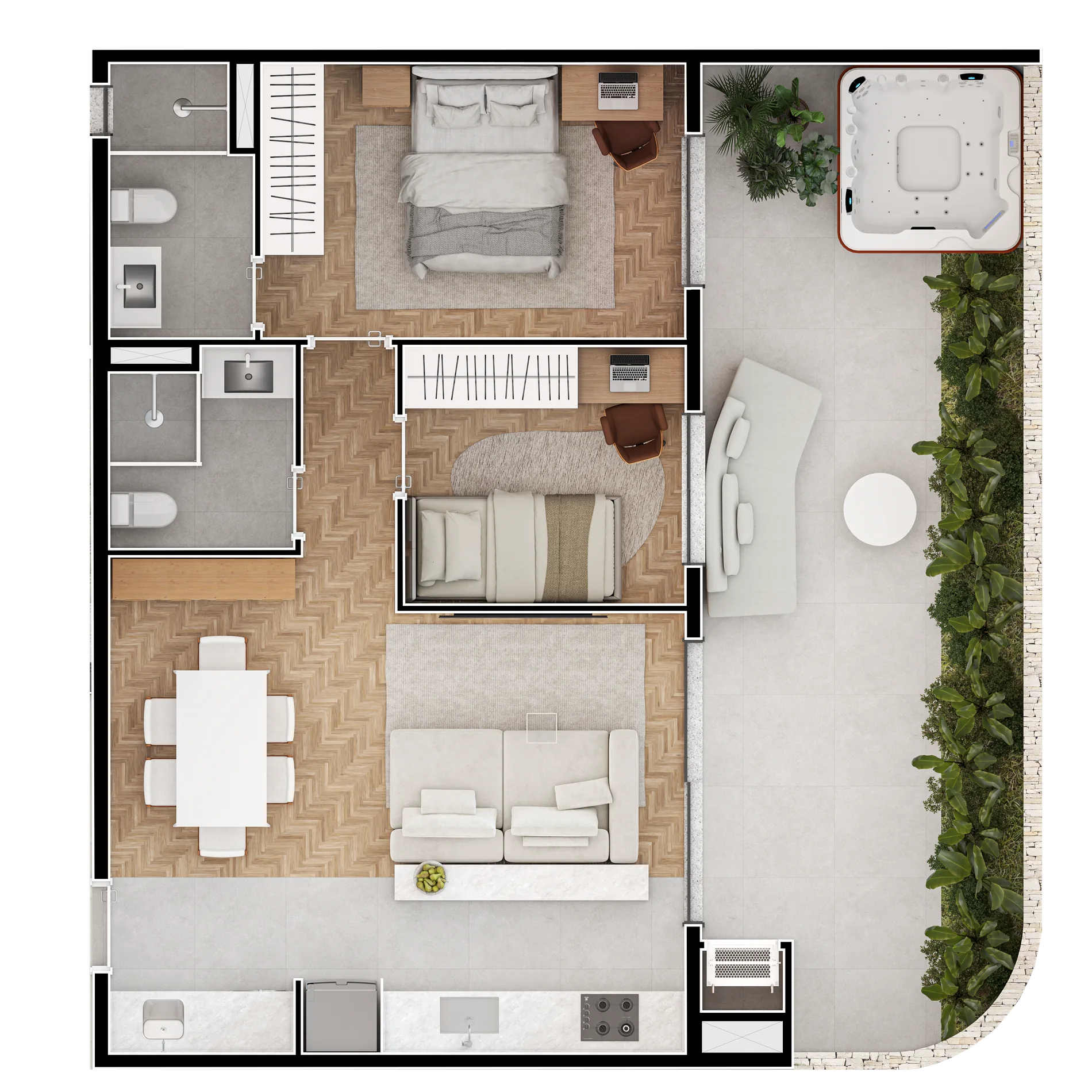 Garden, Planta