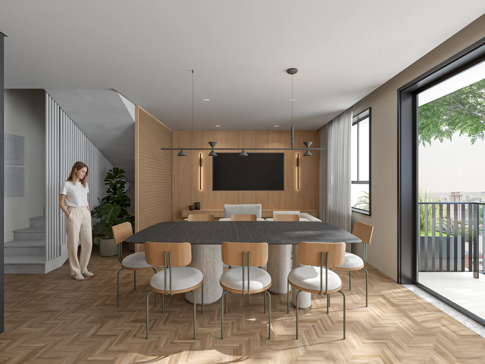 Penthouse, jantar, no Quinta